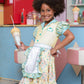 Pancake Diner Waitress Costume for Girls