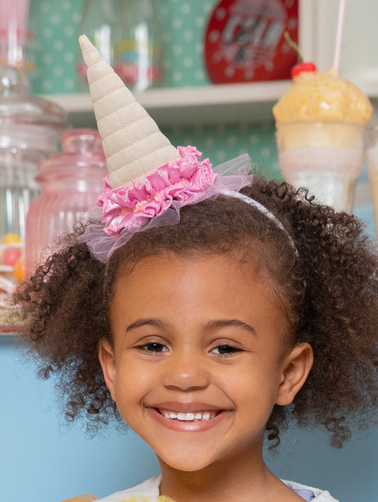 Ice Cream Hat on Headband