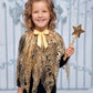 Gold Lace Angel Cape And Wand Kit