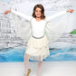 Pleated Angel Wings And Tutu Kit