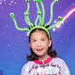 Green Light-Up Alien / Monster Eye Headband