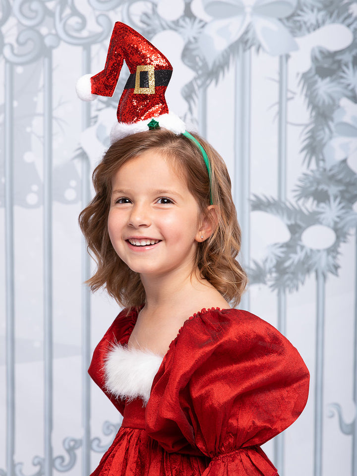 Santa Hat on Headband