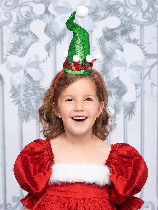 Mini Elf Green Hat Headband