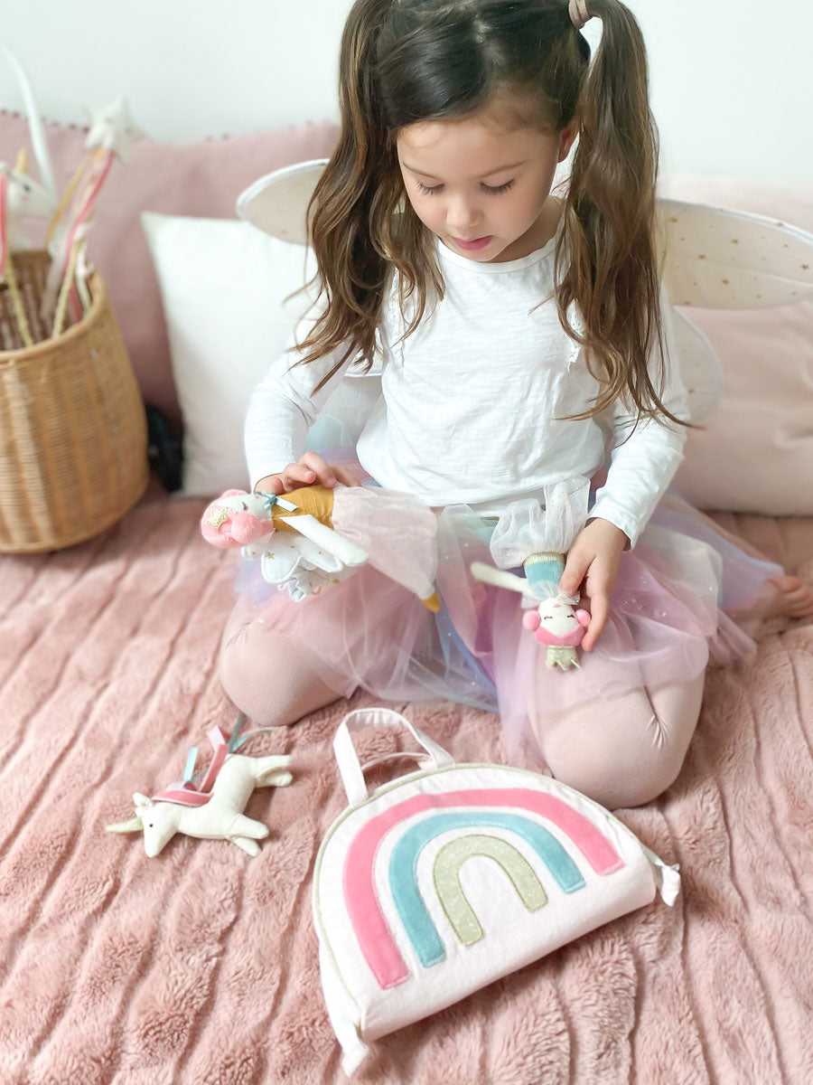 Rainbow Play Purse & Doll Set