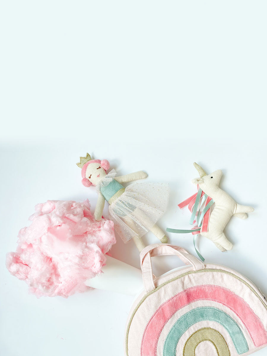 Rainbow Play Purse & Doll Set