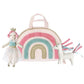 Rainbow Play Purse & Doll Set