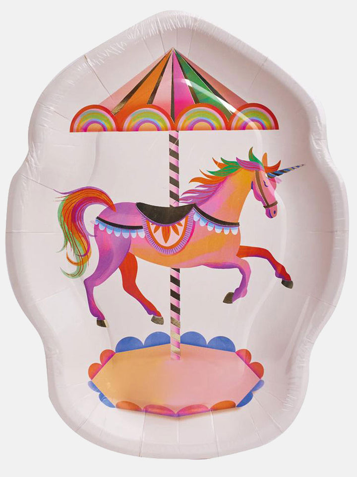 Unicorn Fairy Princess Paper Party Plates (x8)