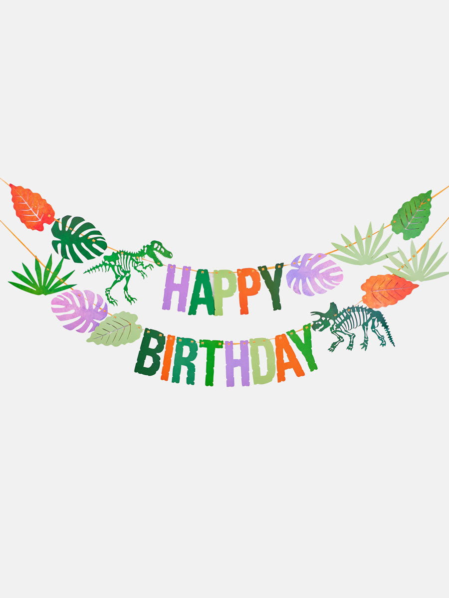 Ecosaurus Party Garland (x2)