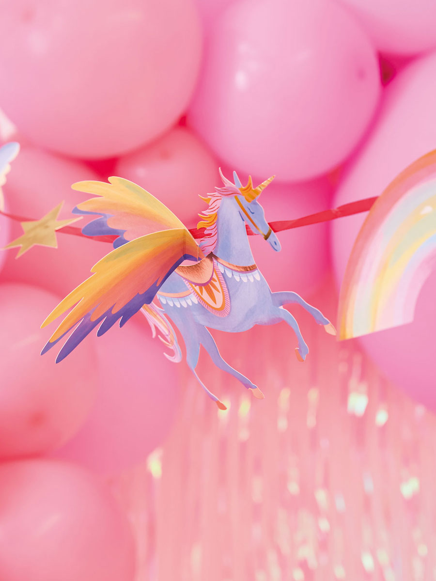 Unicorn Fairy Princess Party Garland (3m)