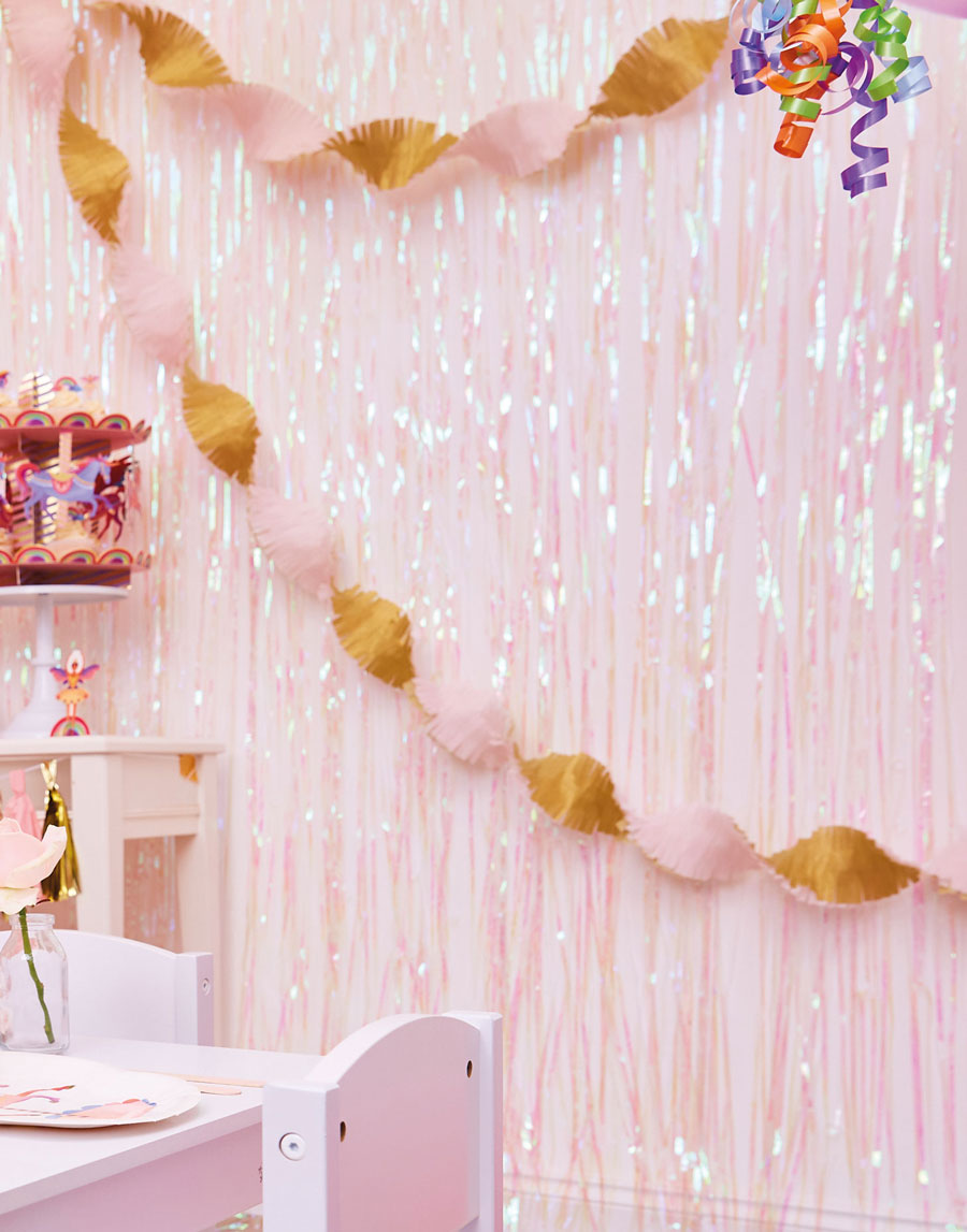 Unicorn Fairy Princess Paper Party Streamers 3 Pack