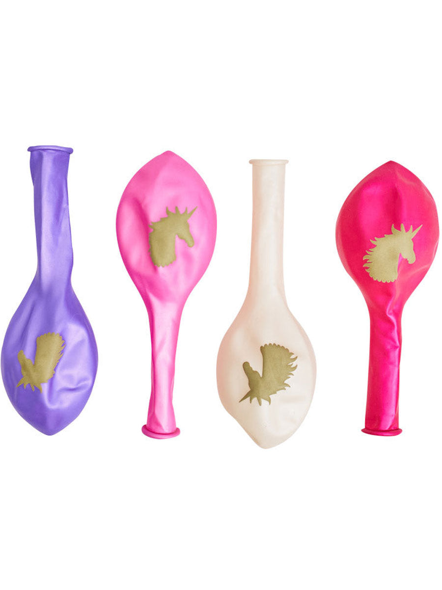 Unicorn Fairy Princess Latex Balloons (x12)