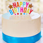 Shooting Star Happy Birthday Candle