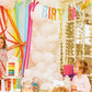 Shooting Star Gold Star Backdrop Curtain Decor