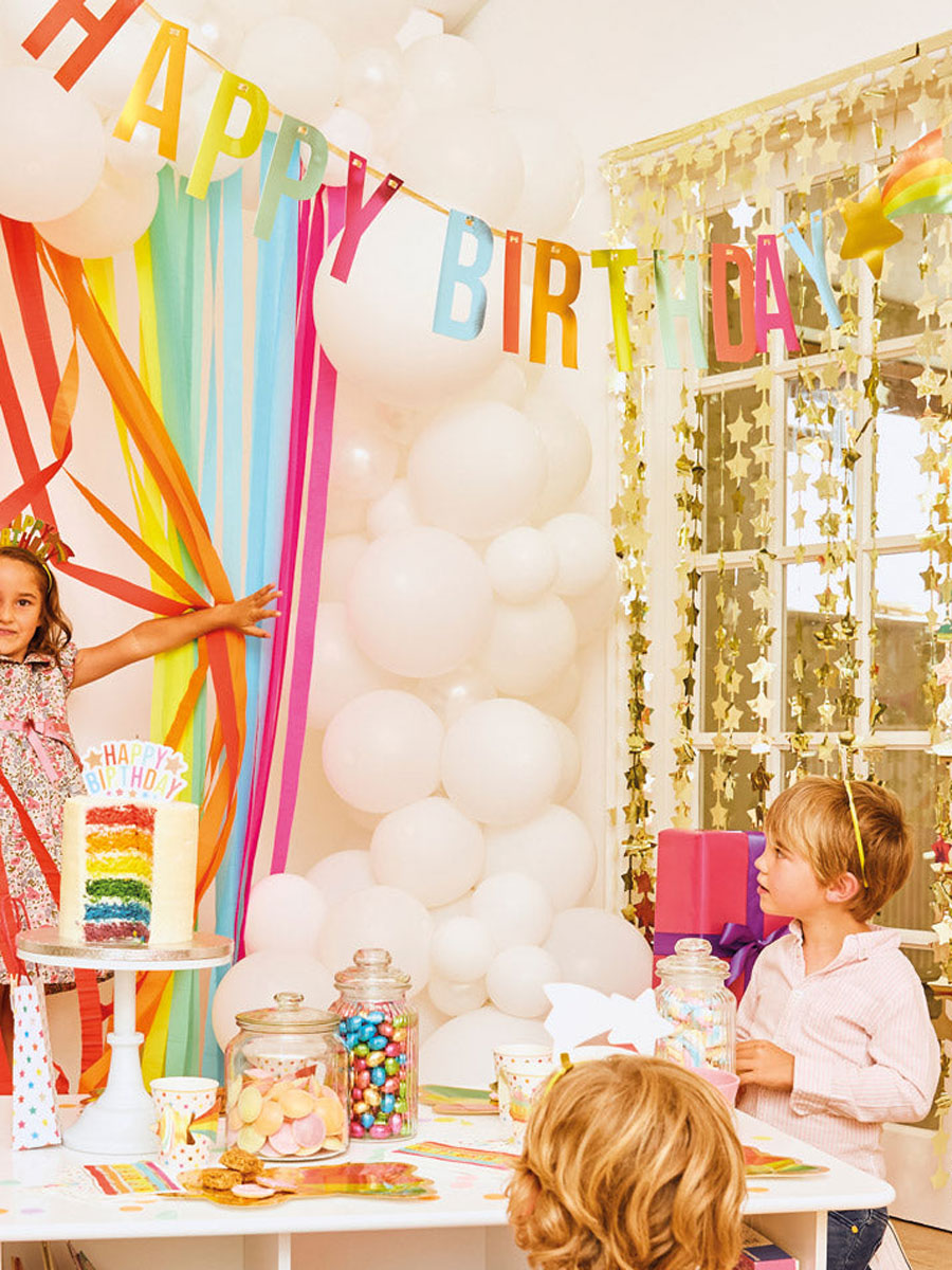 Shooting Star Gold Star Backdrop Curtain Decor