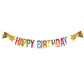 Happy Birthday Shooting Star Party Garland 3 metres