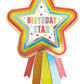 Shooting Star Birthday Pin Badge