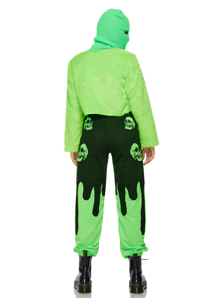 Green Fashion Gangster Costume