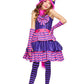 Crazy Cheshire Cat Costume for Girls