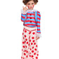 Vintage Clown Costume for Girls