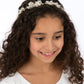 Organza Crystal White Opal Vine – Gold