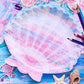 Queen of the Sea Shell Shaped Paper Plates (x8)