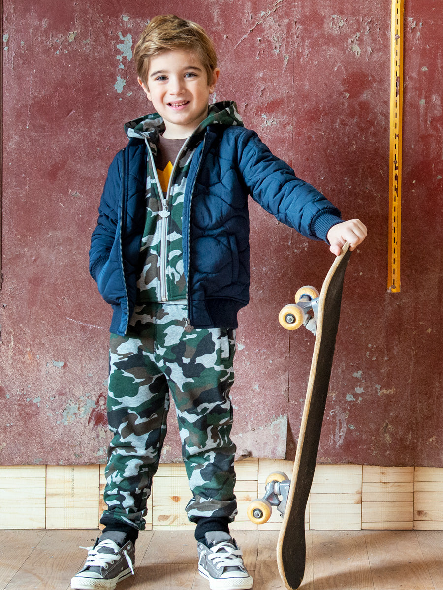 Boys Denim Blue BX Bomber