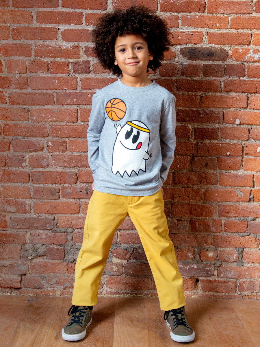 Boys Skinny Twill Pants Gold Chasing Fireflies