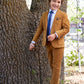 Boys Camel Suit Pant