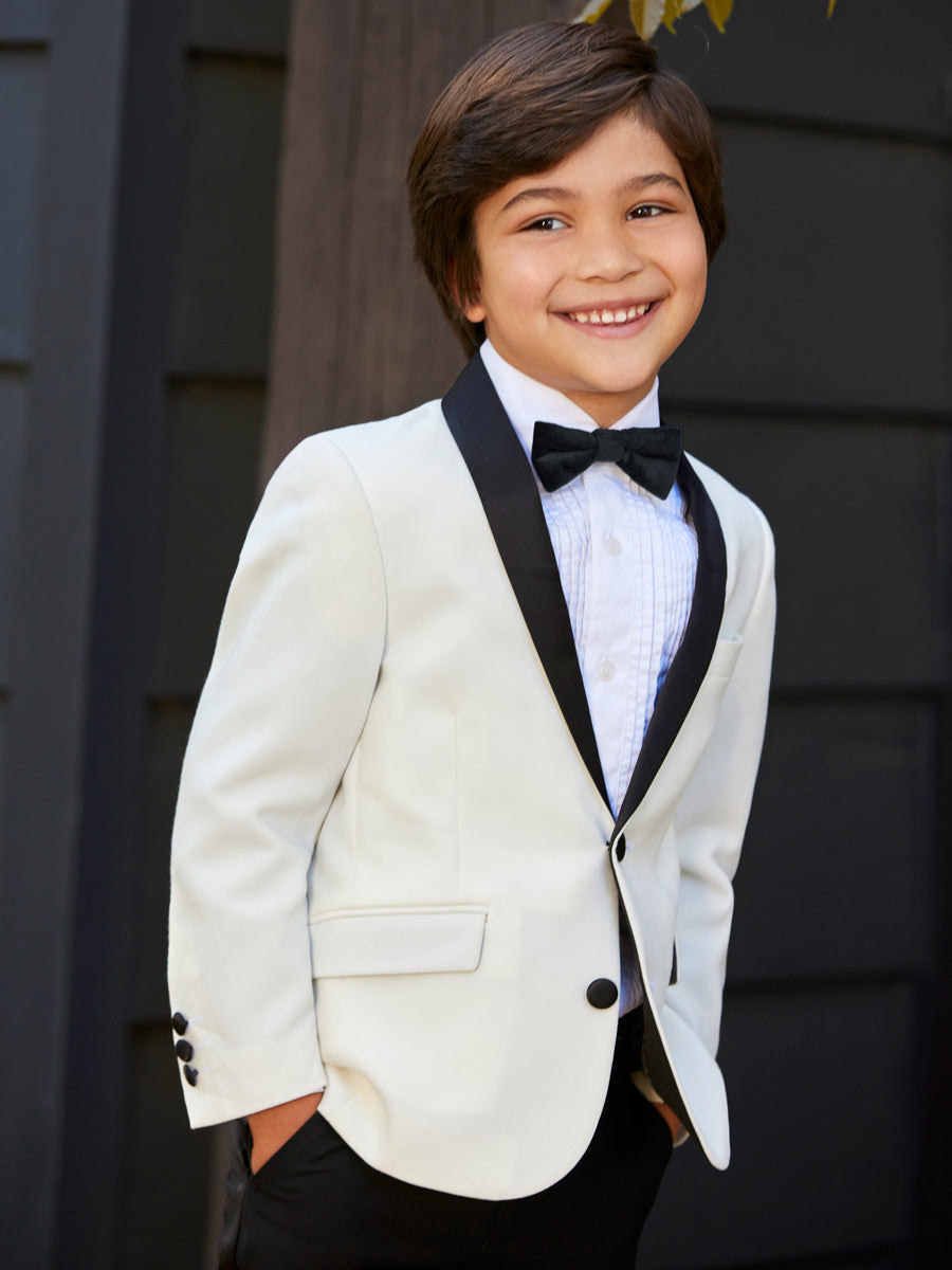 Tuxedo Ivory Suit Jacket for Boys