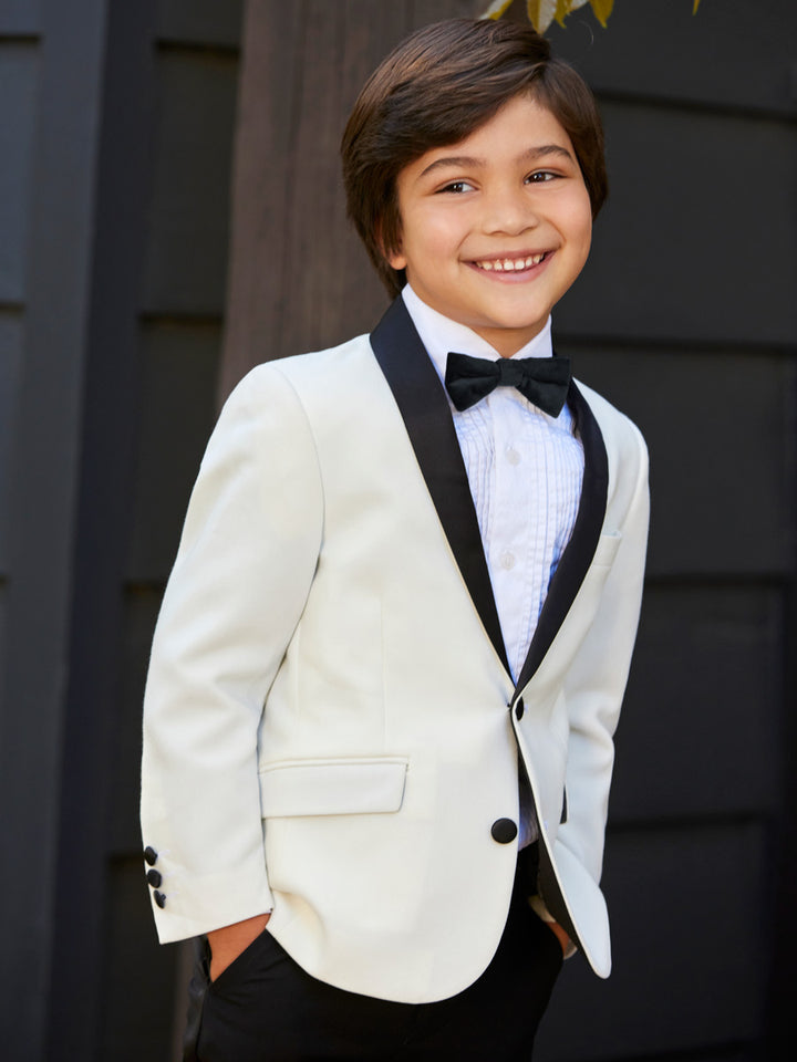 Tuxedo Ivory Suit Jacket for Boys