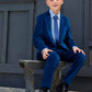 Boys Seaport Velvet Two Piece Mod Suit