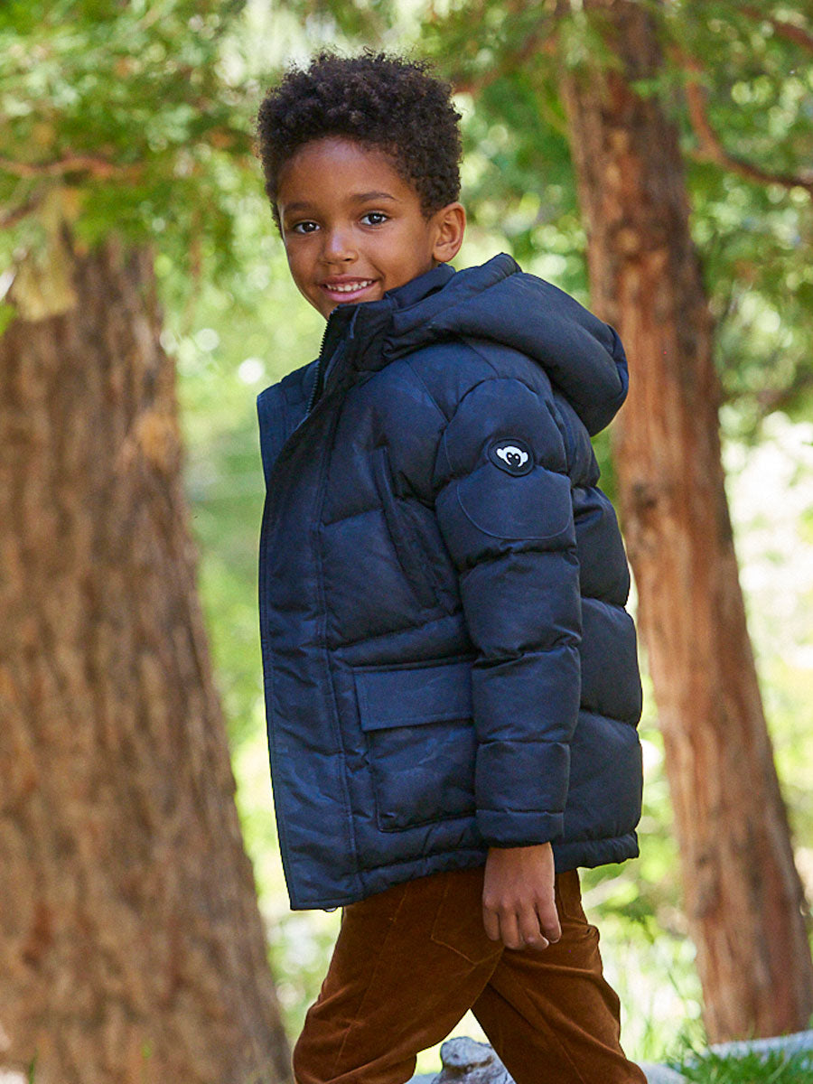 Boys Camo Summit Puffer Coat