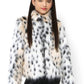 Leopard Faux Fur Jacket for Girls