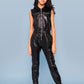 Quilted Black Romper for Girls
