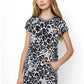 Leopard Print Glitter Star Dress for Girls