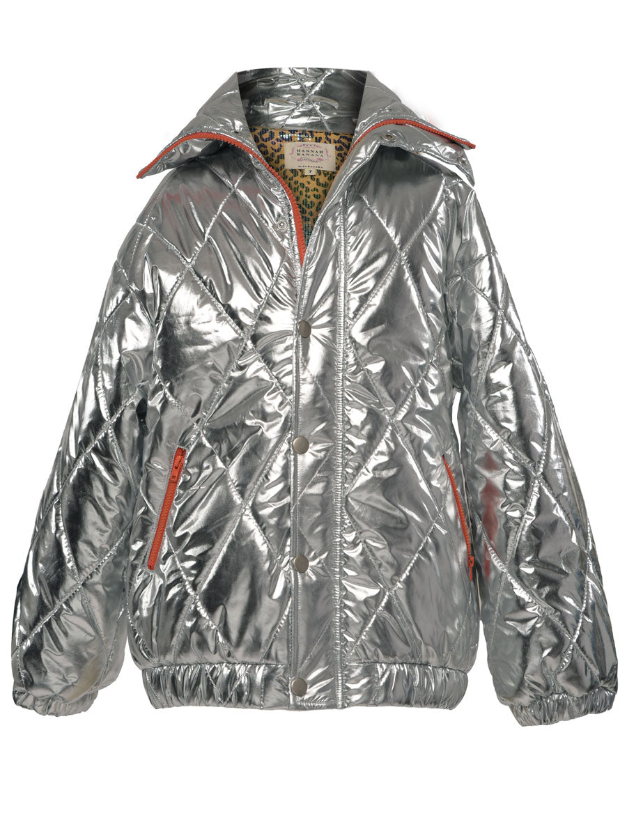 Metallic jacket for girls deals