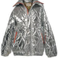 Metallic Puffer Jacket for Girls