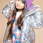 Metallic Puffer Jacket for Girls