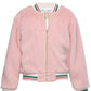 Faux Fur Rainbow-back Bomber Jacket for Girls