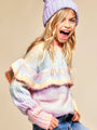 Ruffle Chunky Knit Sweater for Girls