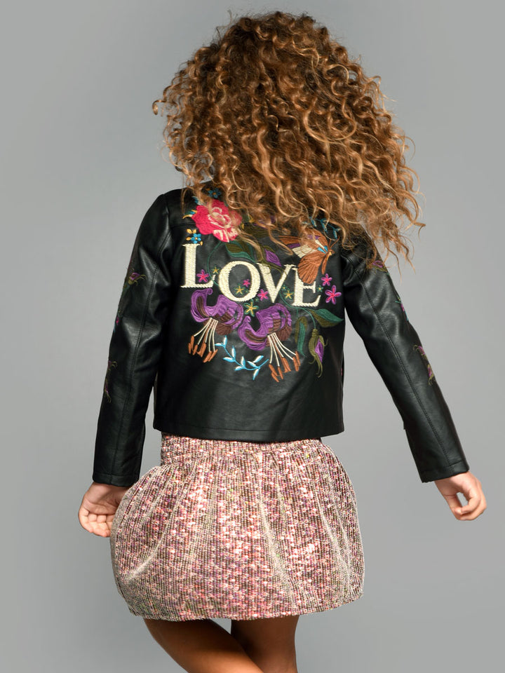 Sequin Mini Skirt for Girls