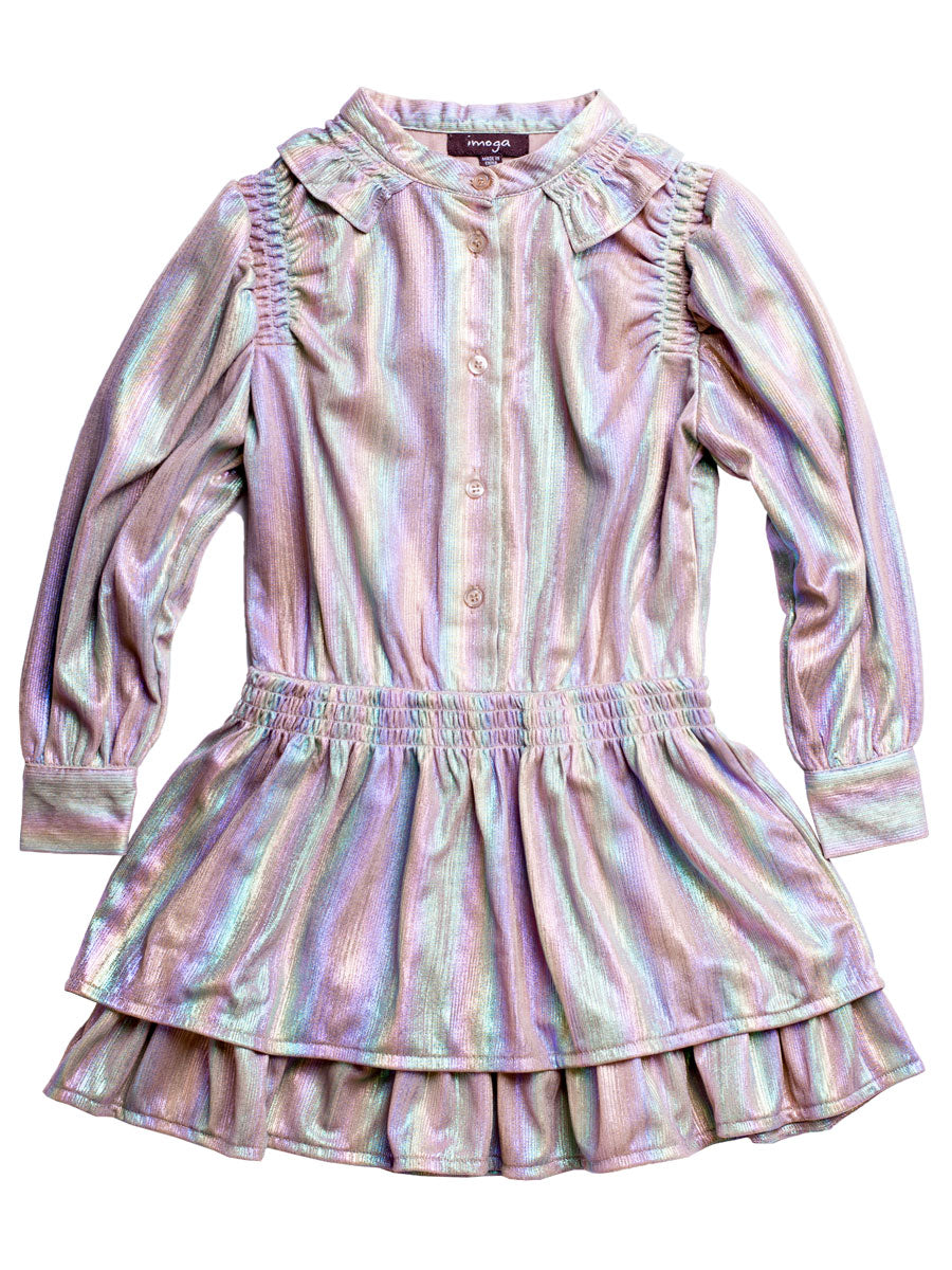 Sally Iridescent Shimmer Dress