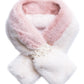 Stephanie Faux Fur Scarf in Nutmeg, Plum, Powder Pink