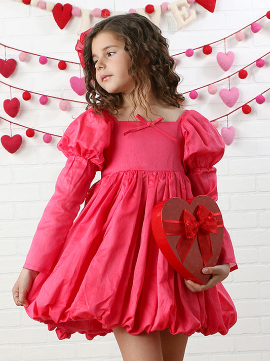 Simone Pink Dress for Girls