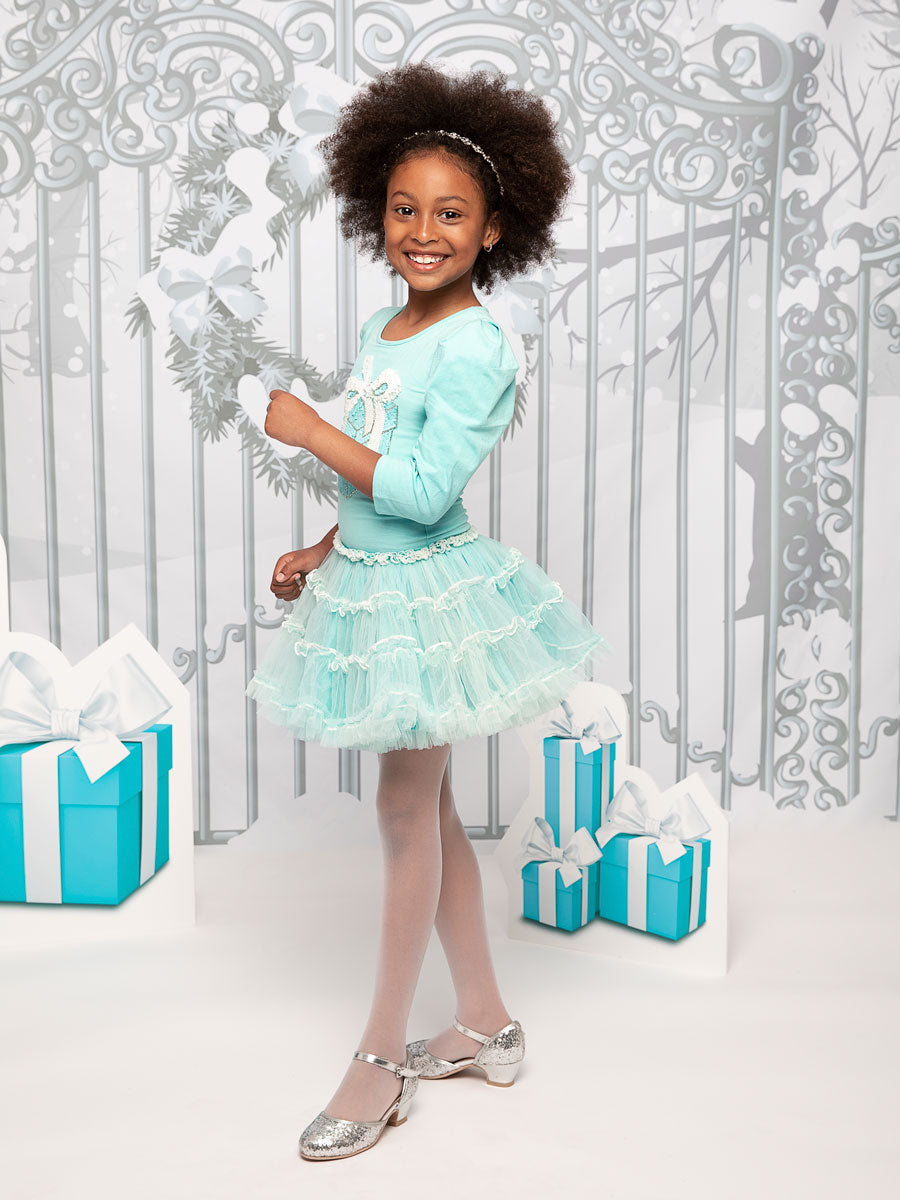 Tiffany Box Tutu Dress for Girls