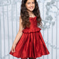 Bella Red Holiday Dress for Girls