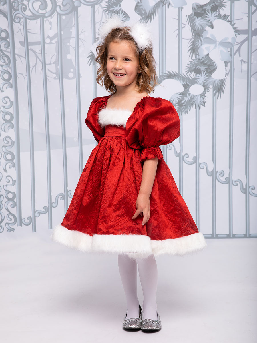 Santa Babydoll Dress for Girls