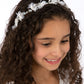 Organza Crystal White Opal Vine - Silver