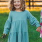 Rowan Green Dress for Girls