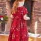 Bellevue Red Cottage Dress for Girls